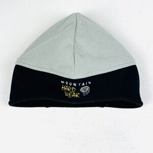 Mountain Hardwear Light Gray and Black Beanie